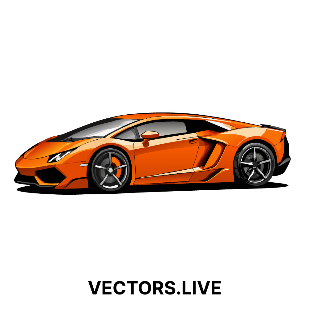 Lamborghini orange car