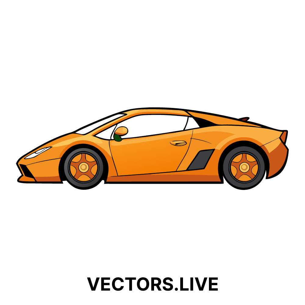 Lamborghini yellow car